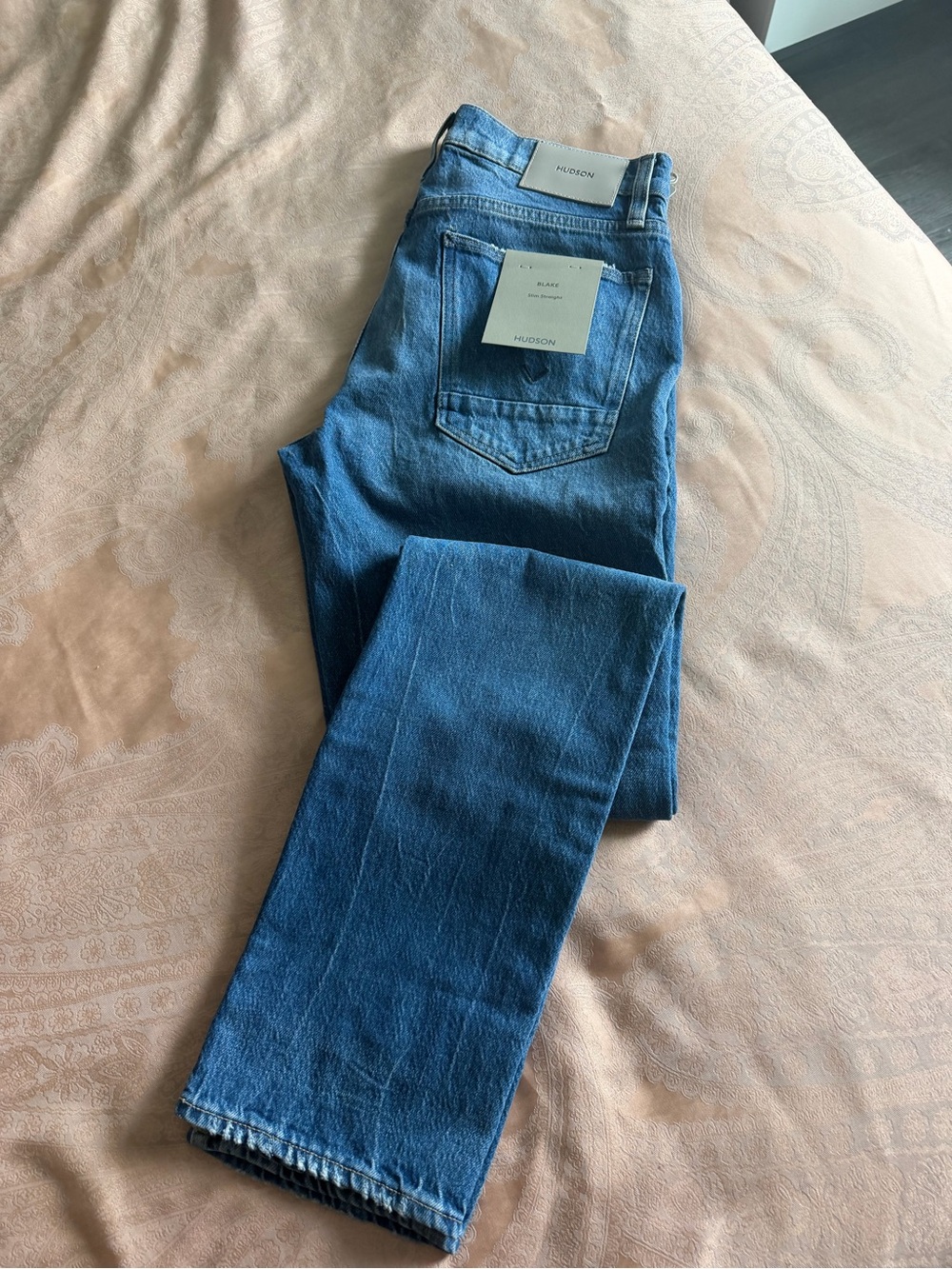 Hudson Jeans Men’s Medium Blue Slim Straight Jeans